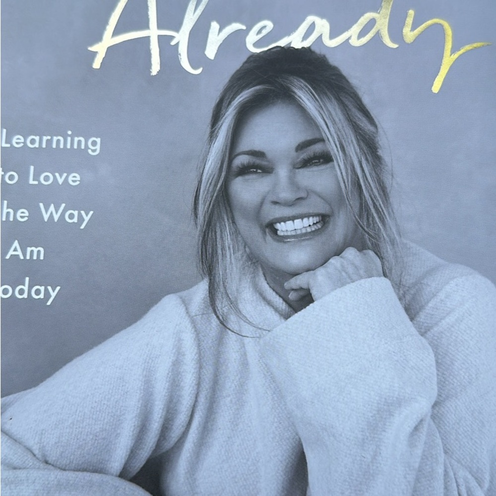 "Enough Already" book written by Valerie Bertanelli.  Like new condition